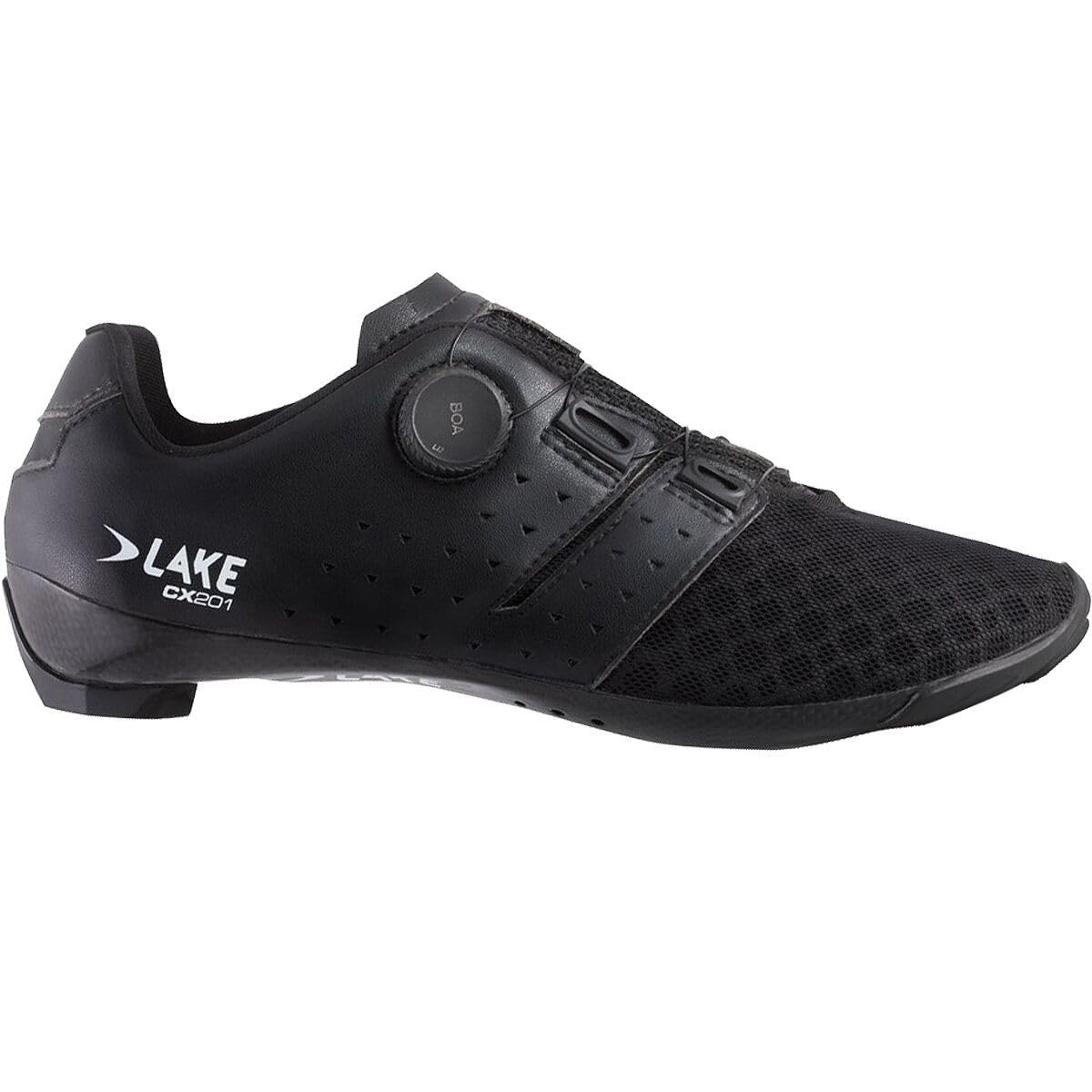 Lake Cx201 Cycling Shoe - Men's Black/Black, 41.5