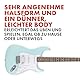 Squier by Fender Debut Collection HSS Stratocaster E-Gitarre, Laurel Griffbrett, Weißes Schlagbrett, Daphne Blue