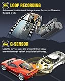 EUKI 4K Dash Cam Front and Rear with WiFi, Dual Dashcam, Car Camera with Parking Monitor, Night Vision, WDR, G-Sensor, Loop Recording, App Control,24 hour Parking Mode, 64GB SD Card Included - Image 5
