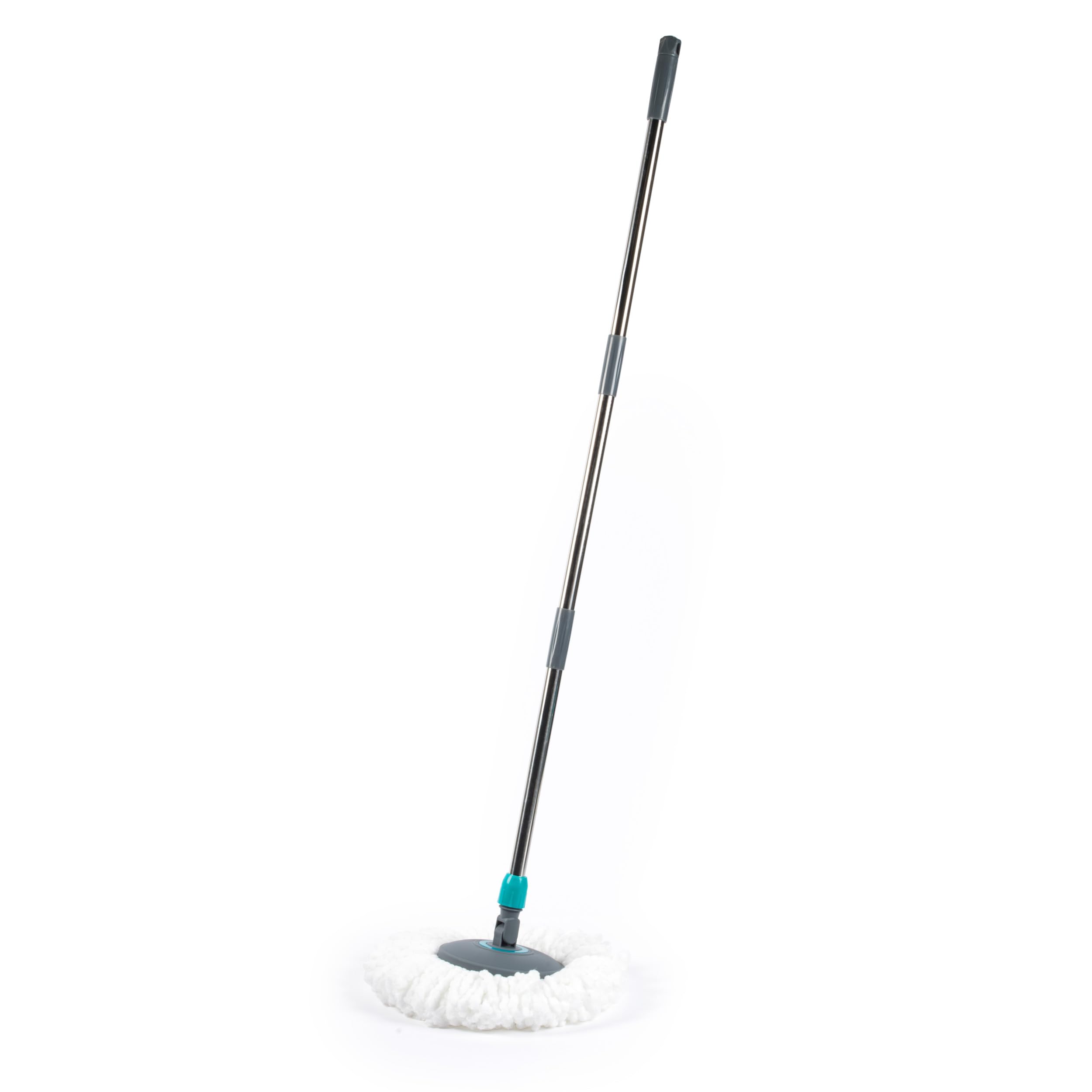 Beldray Juego de trapeadores y Cubos Antibac - Mopa de Hilo de 360°, Cubo de fregona de 4 litros, Sistema de Centrifugado accionado por Pedal, Fibras tratadas antibacterianas, LA036430UFFEU7 | Cubo centrifugado a pedal, 4 l de capacidad, fibras tratadas a