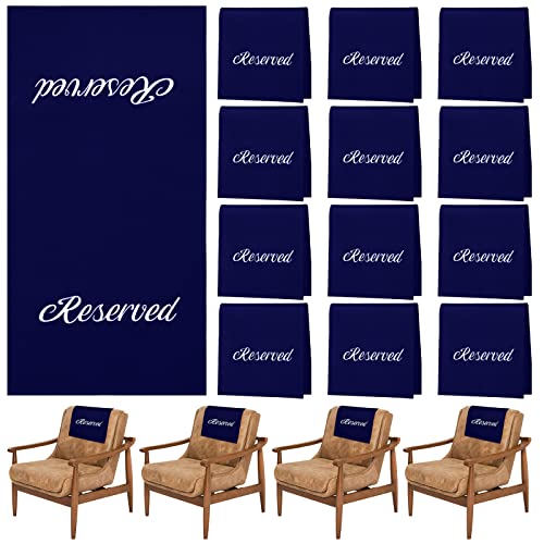 Panneaux de signalisation réservé pour bancs de cérémonie mariage lot de 12 pièces 55cm