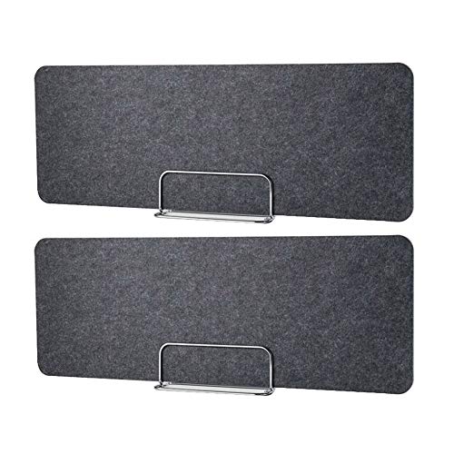 Cloison de séparation multifonctionnelle grise 30x80cm pour isoler vos tables de bureau