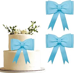 Memiyaya Colourful Bow Bowknot Ribbon Birthday Cake Decoration Cake Topper 1pc | Shopee Malaysia - View #12