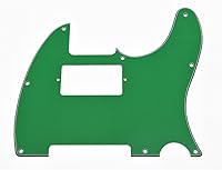 Vista 19 de KAISH - Carcasa de 8 agujeros para guitarra Tele Humbucker, golpeador blanco de 3 capas para Telecaster de EE. UU./México