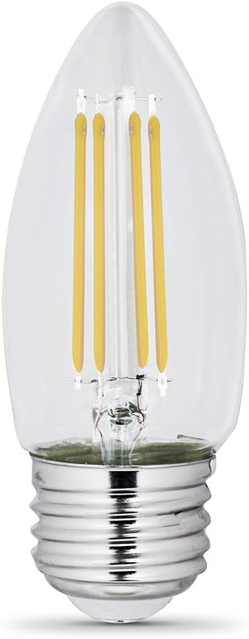 Feit Electric BPETC40927CAFIL/2/RP 40W EQ LED Light Bulb E26, 2 Bulbs