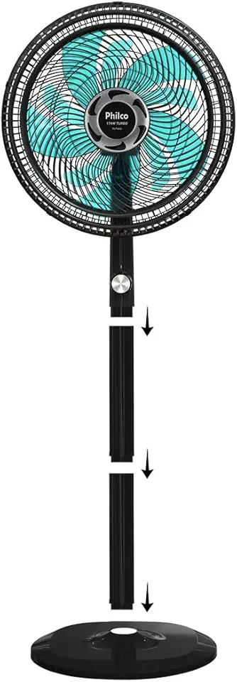 Philco, PVT466, Ventilador Tecnologia Maxx Force, 174W, 127V, Preto