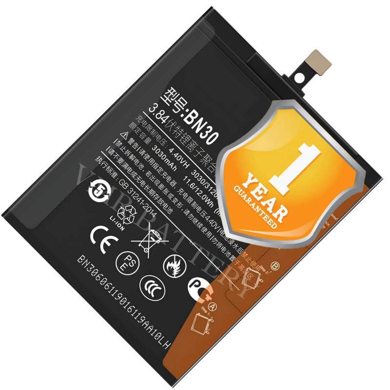 Image of Original BN30 Battery Compatible for Xiaomi Redmi 4A (2016117) - (3120mAh) - 1 Year Warranty K7