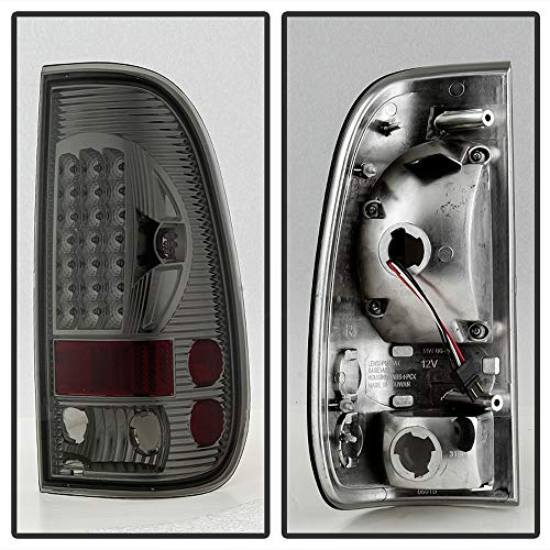 Acanii - For Smoked 1997-2003 Ford 150 99-07 F250 F350 Superduty Led Tail Lights Brake Lamps #TOP1