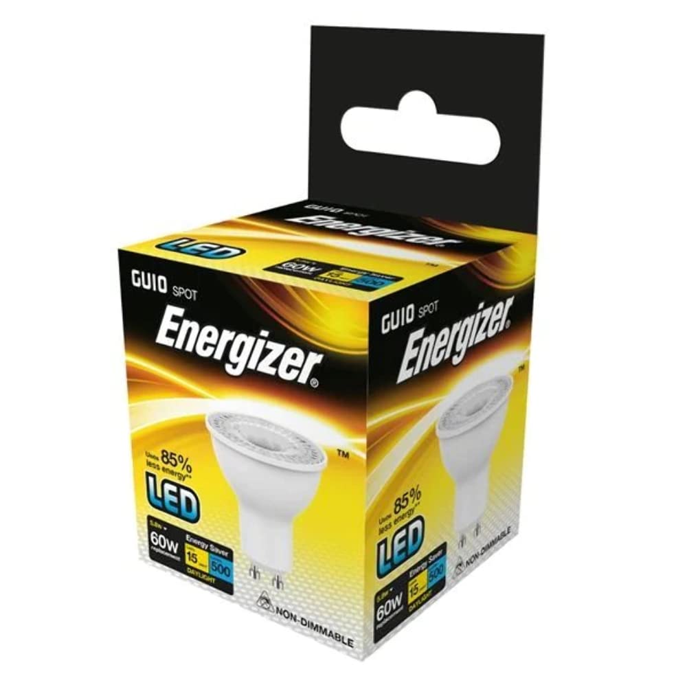 Energizer Daylight Non Dimmable Led Energy Saving Lightbulb, Gu10,