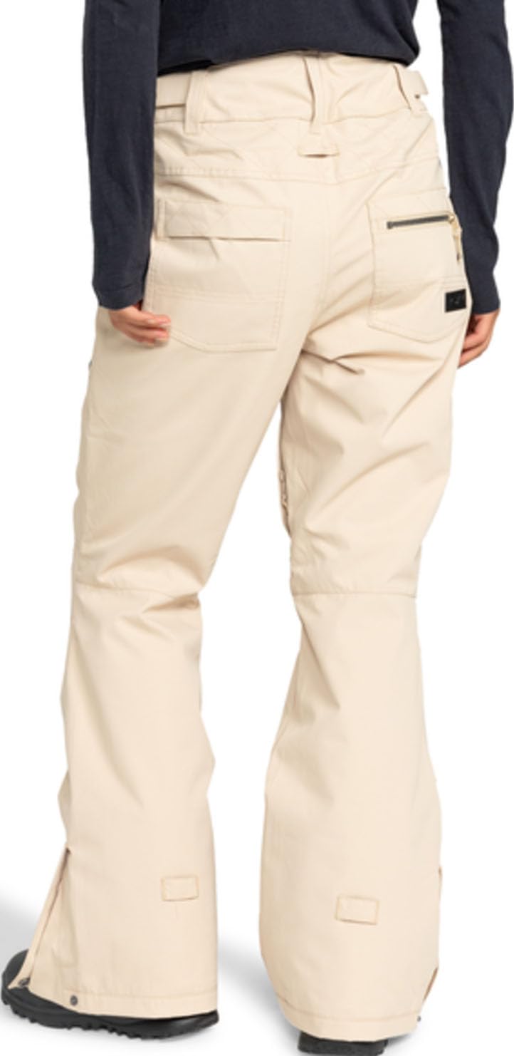 Roxy - Womens Nadia Snow Pants, Color Pebble, Size: Medium