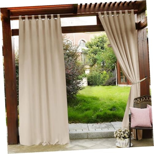 Drapé beige moderne en polyester de qualité supérieure prêt à poser