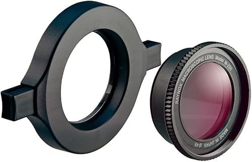 DCR-250 Super Macro Snap-On Lens; Model DCR-250; 2.5X Macro Magnification; Universal Snap-On Mount for 52mm–67mm Filter Sizes; Includes LNS2-500 2-Year Lens Protection Plan
