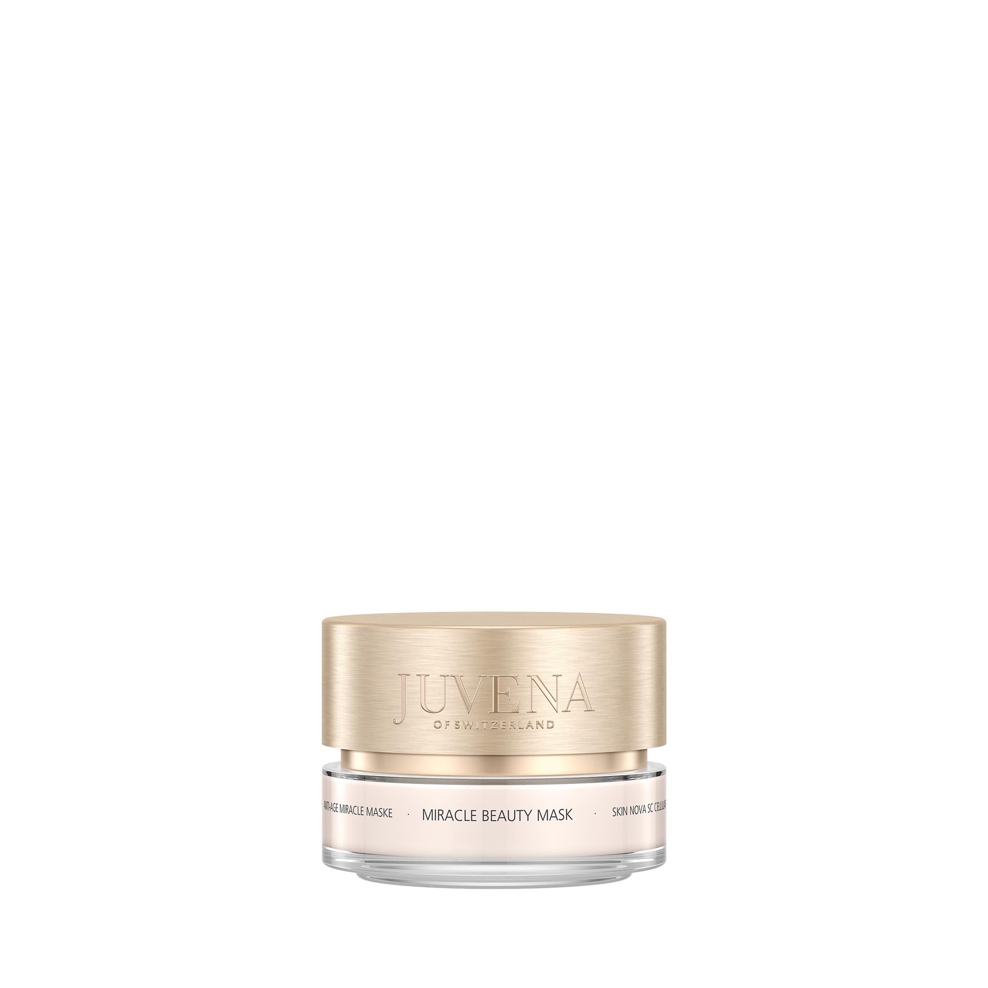 Juvena Miracle Beauty Mask 75 ml – Feuchtigkeitsmaske – Für sichtbar geglättete Haut – Mit Hyaluronsäure, Euglenia Gracilis Extrakt, Pentavitin, Vitamin E & Bisabolol – Für alle Hauttypen