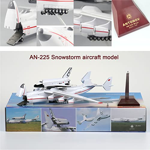 Modelo de avión AN-225 Mriya réplica en resina de 42 cm escala 1:200 4