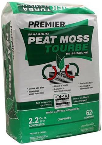 PREMIER HORTICULTURE 0128P 2.2 cu. ft. Sphagnum Peat Moss