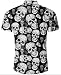 Goodstoworld Camisas Halloween Cráneo Estampada Hombre Camisas Casual Hombre Cara Calabaza Playa...