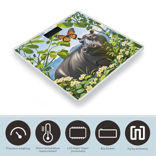 Báscula Digital de Baño Smart de Vidrio Templado miniatura 3