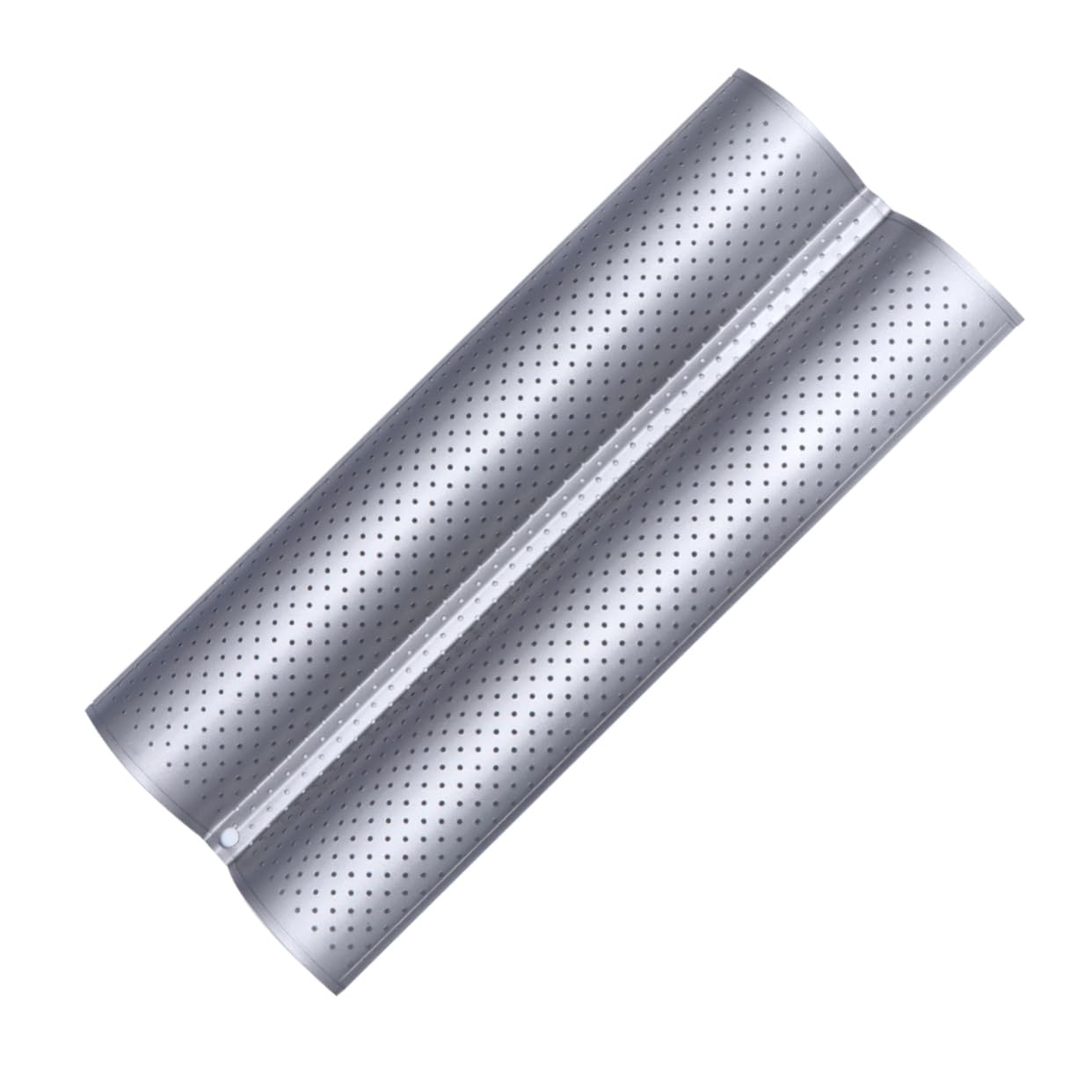 STOBAZA Pack Waved Baking Tray Loaf Pan Non-stick for French Bread Baguette Carbon Steel Easy to Clean Maintain