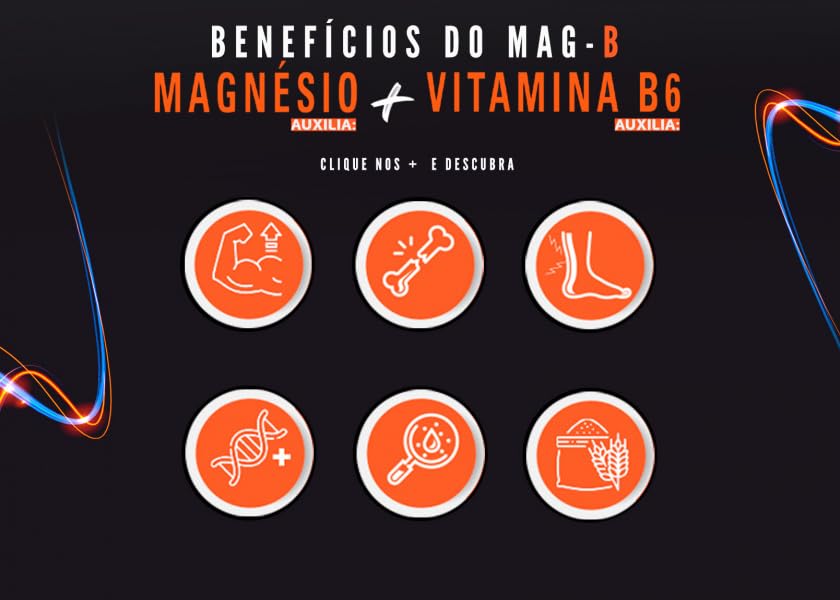 Mag B Magnésio + Vit B6 – Kit 2 Cx /60 em promoção! Veja a oferta e mais achadinhos de Vitaminas & Suplementos 3 Hoje é o melhor dia para comprar Mag B Magnésio + Vit B6 – Kit 2 Cx /60 com aquele preço maroto! Promoção! Aproveite a oferta! 3