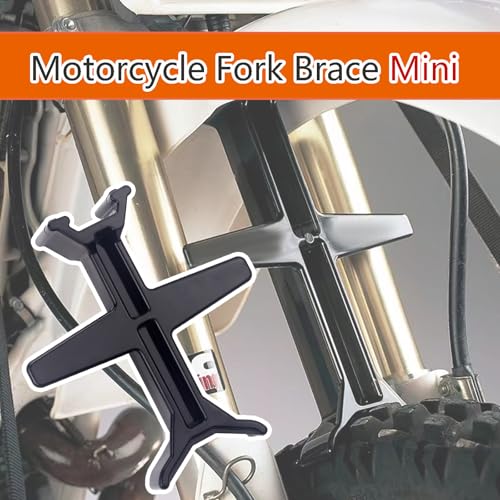 Image of Motorcycle Fork Brace Mini,Motocross Dirt Bike Fork Support Mini,Suspension Fork Support Guard Transportation Protector,Motorcycle Accessories for 7.75 inch to 10 inch of Fork Travel