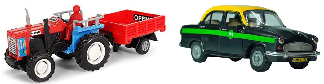 Centy Toys Trolley Tractor (Colors May Vary) & Ambassador Taxi/VIP Pull Back Car (Plastic, Kid (B09SZ83YHN) Amazon Price History, Amazon Price Tracker