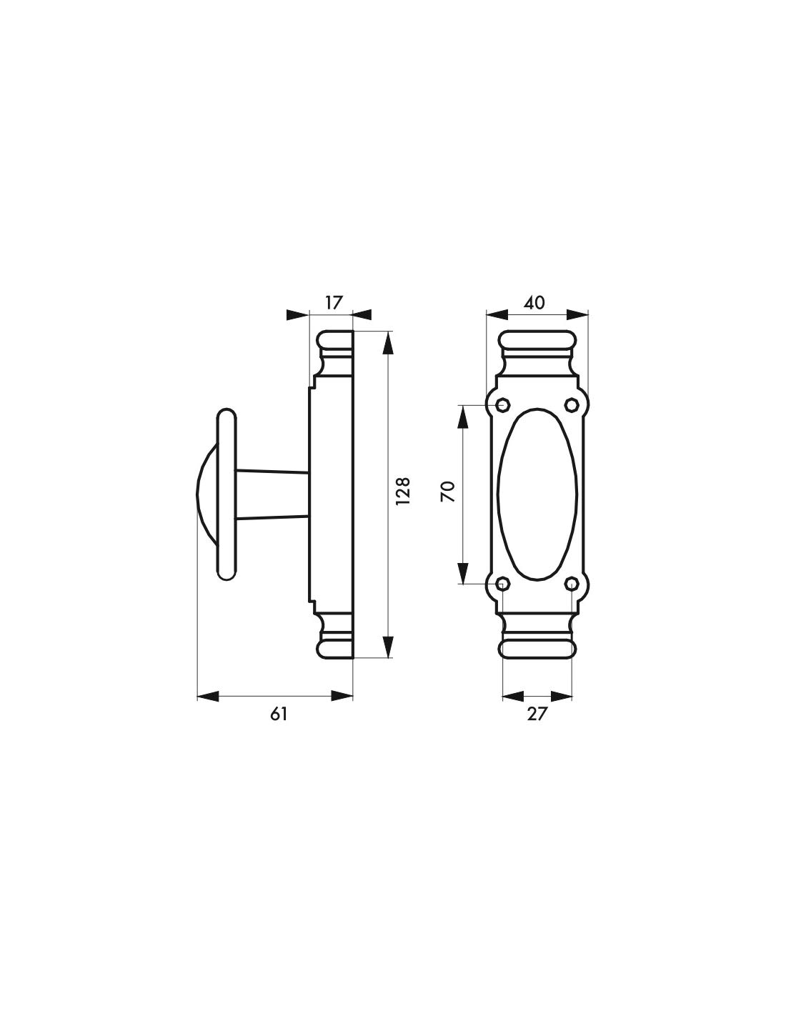 THIRARD Boîtier de Crémone pour Fenêtre, Fonte, Applique, Tringle Apparente | Matériau fonte, pose en applique, pour tringle apparente, mécanisme de verrouillage, rénovation de quincaillerie