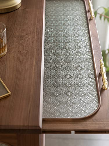 Walnut And Glass Display Cabinet, Mid Century End Table, Modern Walnut Cabinets (Solid American Black Walnut, 80X40X86 Cm_31.5X15.75X33.86 Inch) #TOP5