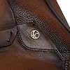Franco Cuadra Men's Dress Boots in Genuine Deer Leather Brown