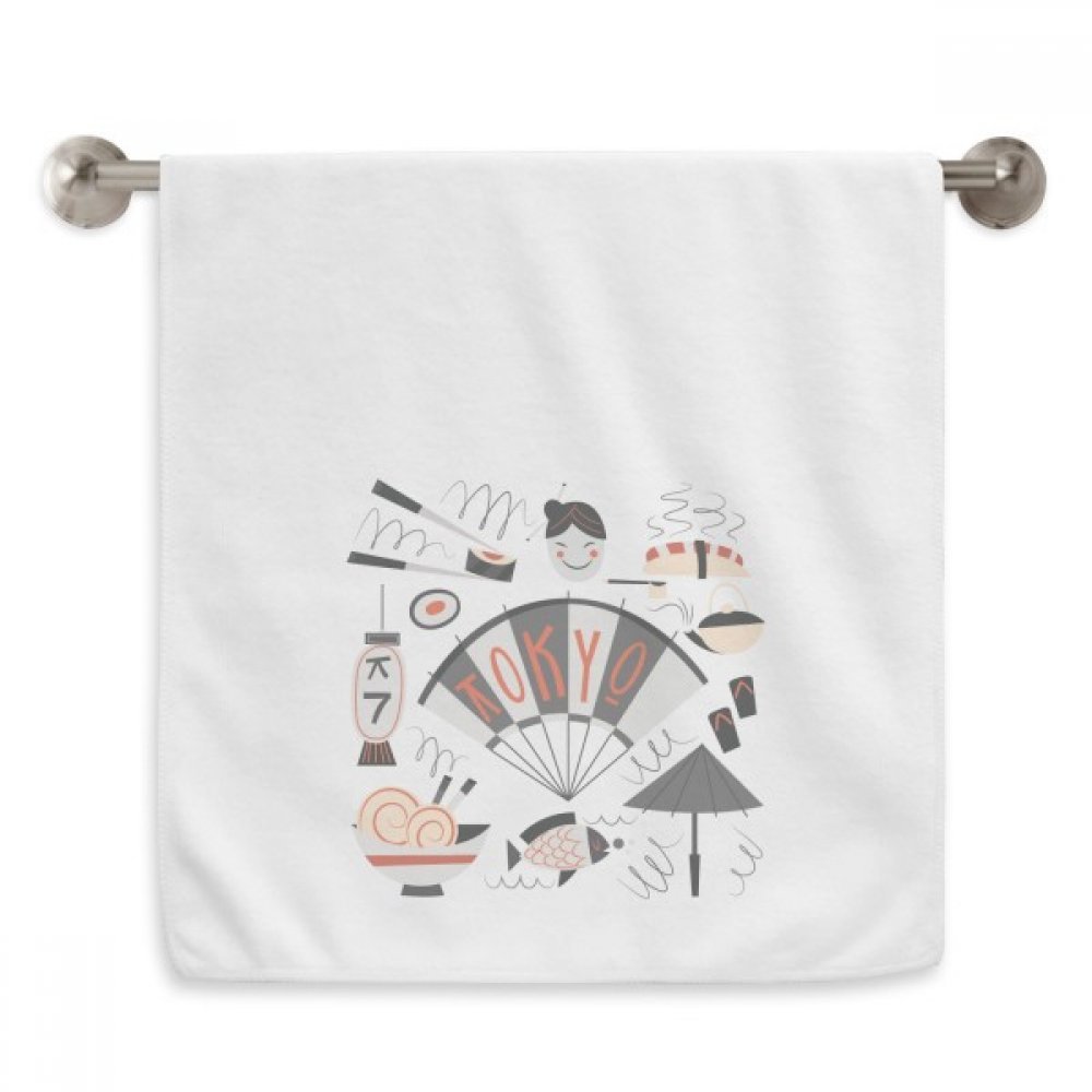 Serviette Tokyo Sushi Geisha pour votre rituel de toilette et soin du visage quotidien