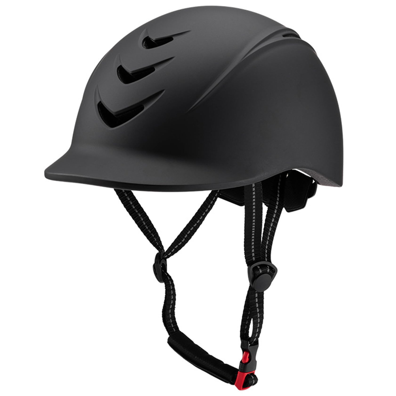Casco da equitazione a cavallo, padding morbido traspirante Cappello a cavallo con cinturino regolabile, cappelli e caschi equestri anti-collisione di sicurezza per uomini, cappello da equitazione, c