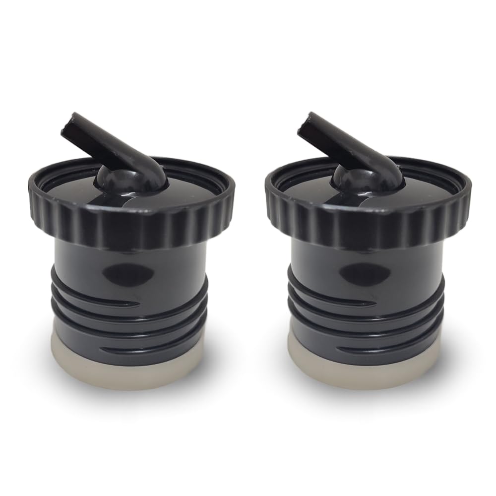 Tapón térmico de repuesto Stanley para beber yerba mate con pico cebador negro V3 set de 2