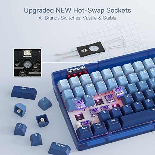 Clavier mécanique haut de gamme Redragon K656 Pro avec mousse insonorisante structurelle - 6
