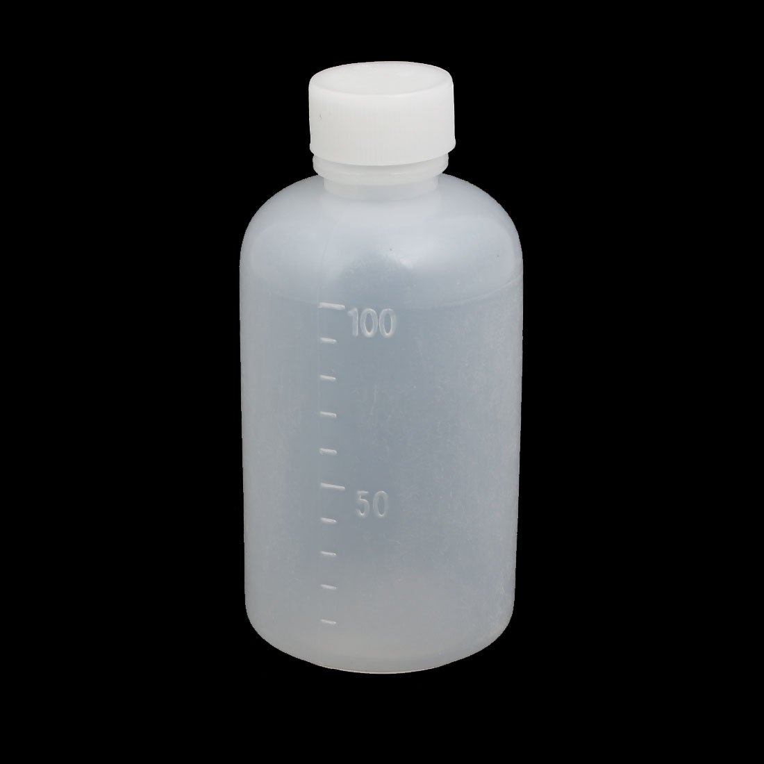 Aexit 100ml 13mm gauge Diameter PE Plastic Round Narrow Mouth Bottle Clear