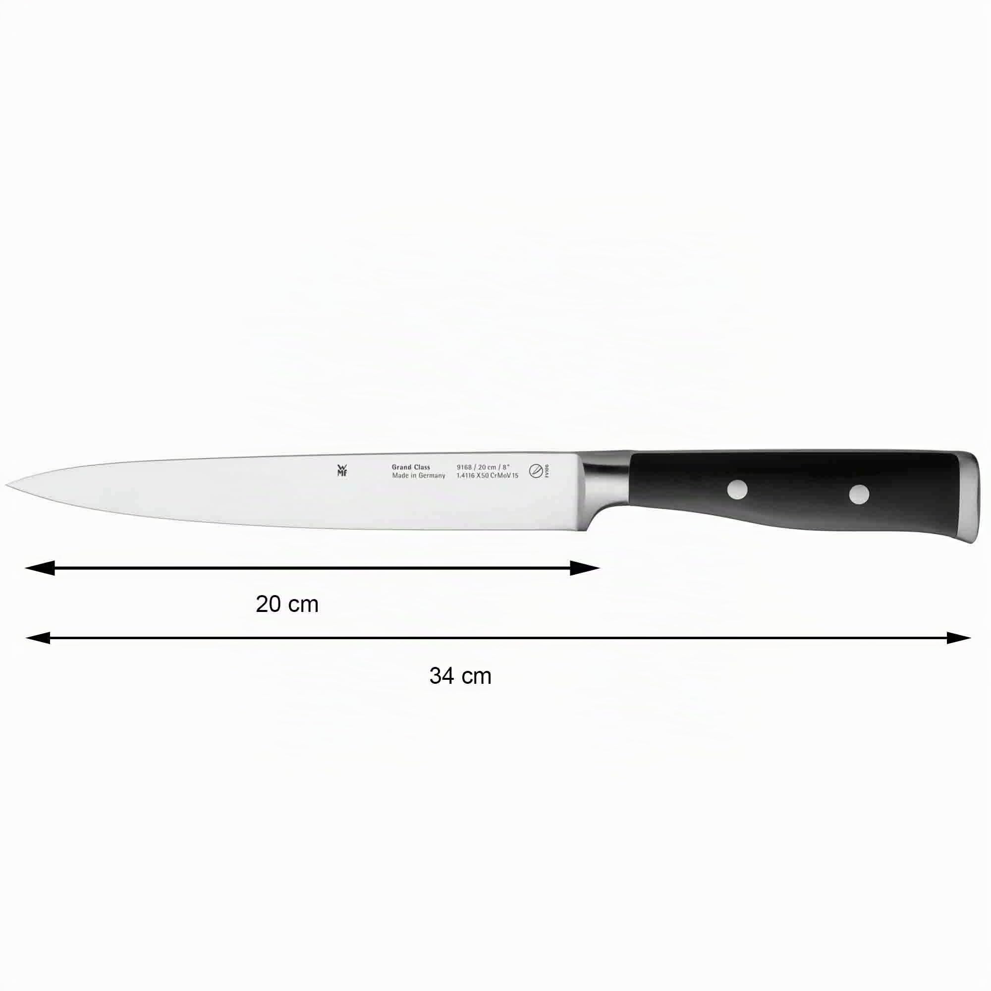 WMF 1891849992 Grand Class Performance Cut - Juego de Cuchillos de Cocina con Bloque Organizador (5 Piezas)