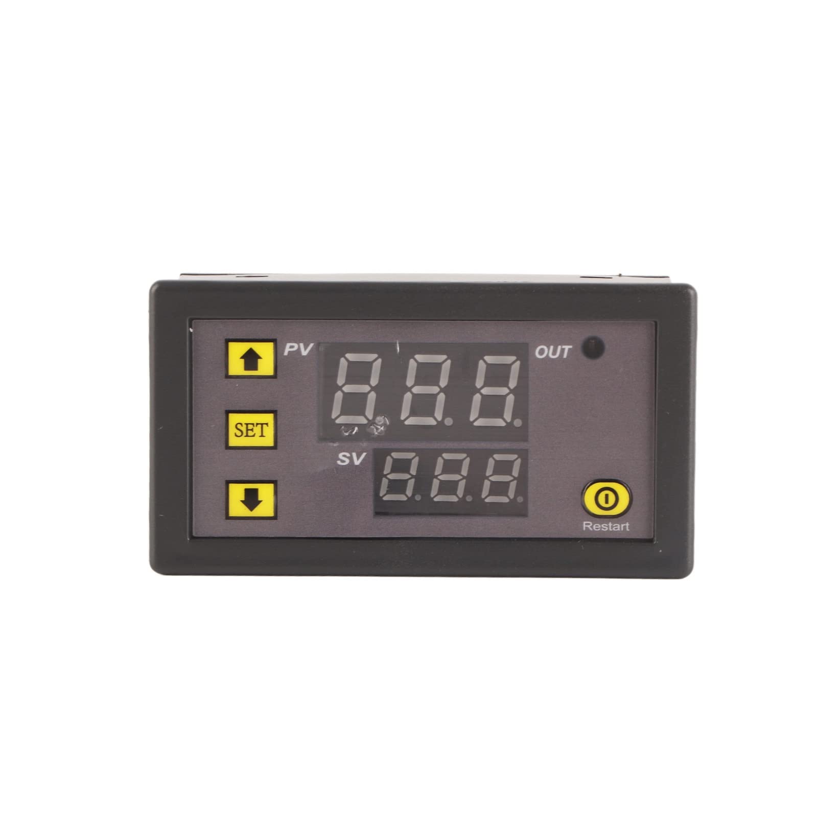 Cocoarm Controlador de Temperatura Digital LED W3230, Termostato con Sensor, Ajustable para Calefacción y Refrigeración, Ideal para Sistemas de Calefacción Domésticos (Pantalla roja y azul de 12 V.)