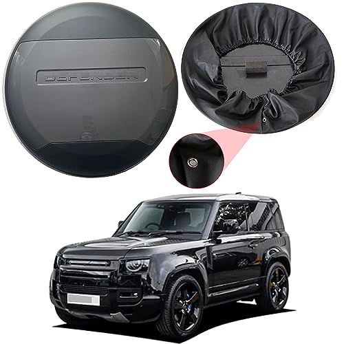Carpathian Grey Spare Rear Tire Tyre Cover Plastic Portecor Fits for Defender 110 90 130 2020 2021 2022 2023 2024