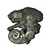 Patchlab Helikon-Tex Tactical Chameleon Legion Nightstalker V3 Operator PVC Rubber Morale Patch, Hook & Loop Attachment for Backpacks | for Army, Patriots, Grey & Green, 4x4