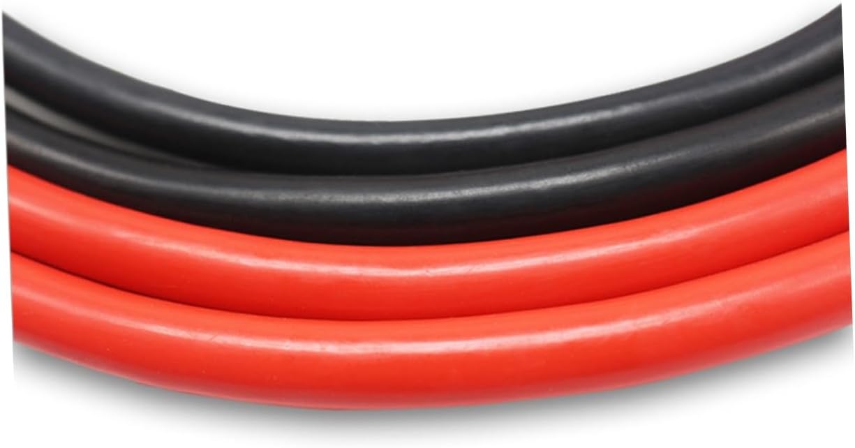 BESTOYARD 6M Car Emergency Power Wire with Copper Clips Reliable Cable for Vehicle Battery Boosting Compatible with Various Generators and Batteries