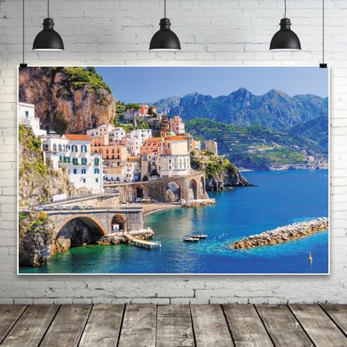 Fondo fotográfico Italia Amalfi Coast 7x5ft miniatura 2