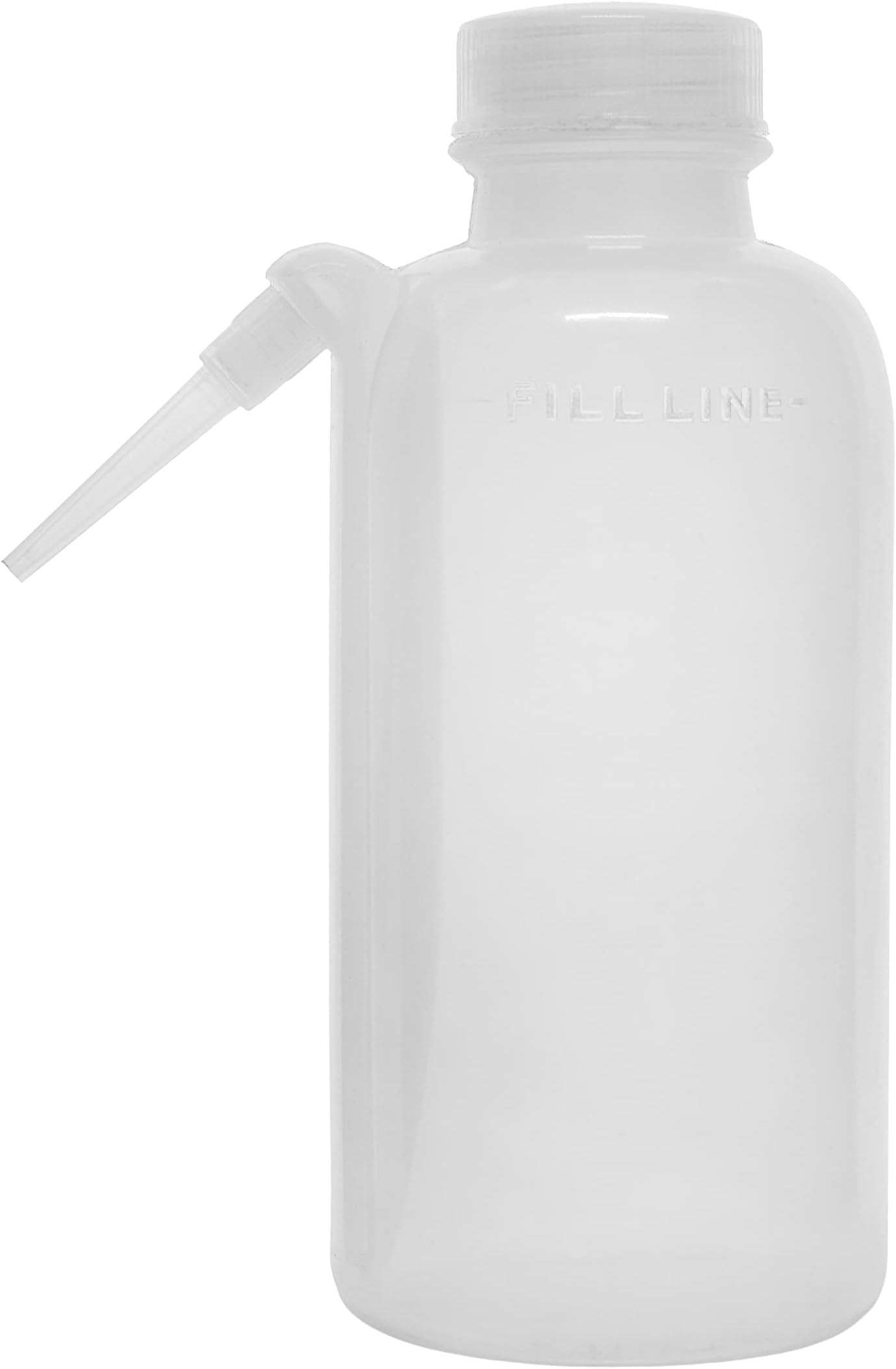 Wash Bottle, 500ml - Polyethylene - Translucent, Unbreakable - Screw Cap with Down Spout for Dispensing Liquid Labs