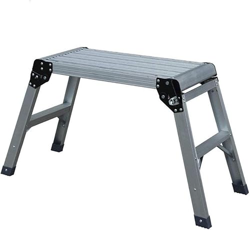 ZSEDP - Taburete plegable de dos escalones soporte de aluminio adecuado para fotografía multifunción para el hogar taburete alto plegable