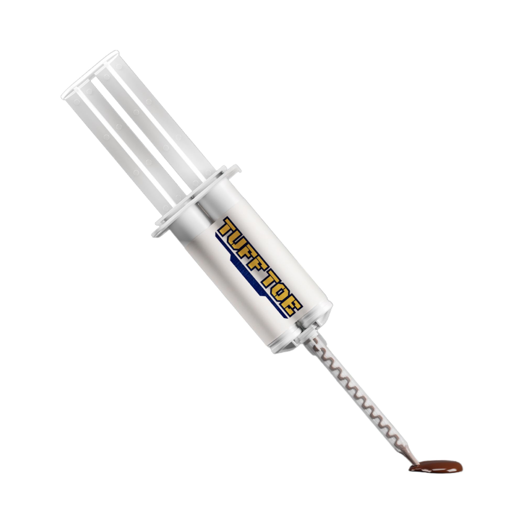 Boot Toe Protector Adhesive, Shoe Glue Toe Protectors for Shoes and Work Boots - Waterproof Heat Resistant, Heavy Duty Protective Layer & Shoe Repair Kit - Easy Application, Cover 2 Shoes, Brown Color