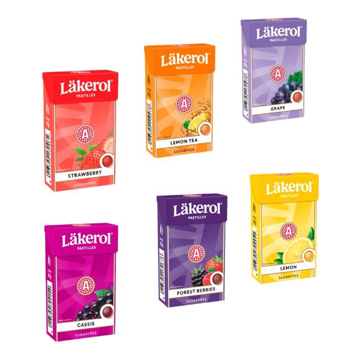 sugar free mint gummy pastilles|Oral throat soothing mouth freshener| Swedish fruity soft lozenges | No artificial flavour & colour|100% Veg| 27g Each