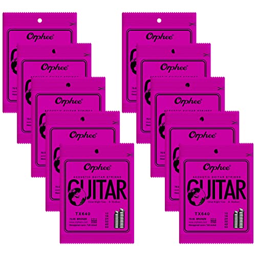 Cordes guitare acoustique POGOLAB haute qualité avec un tirant light confortable pour vos doigts