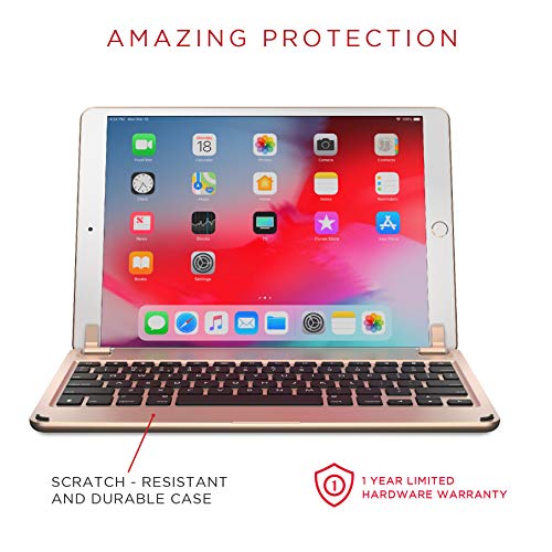 Brydge 10.5 Keyboard For Ipad Pro 10.5 Inch, Aluminum Bluetooth Keyboard With Backlit Keys (Gold) #TOP3