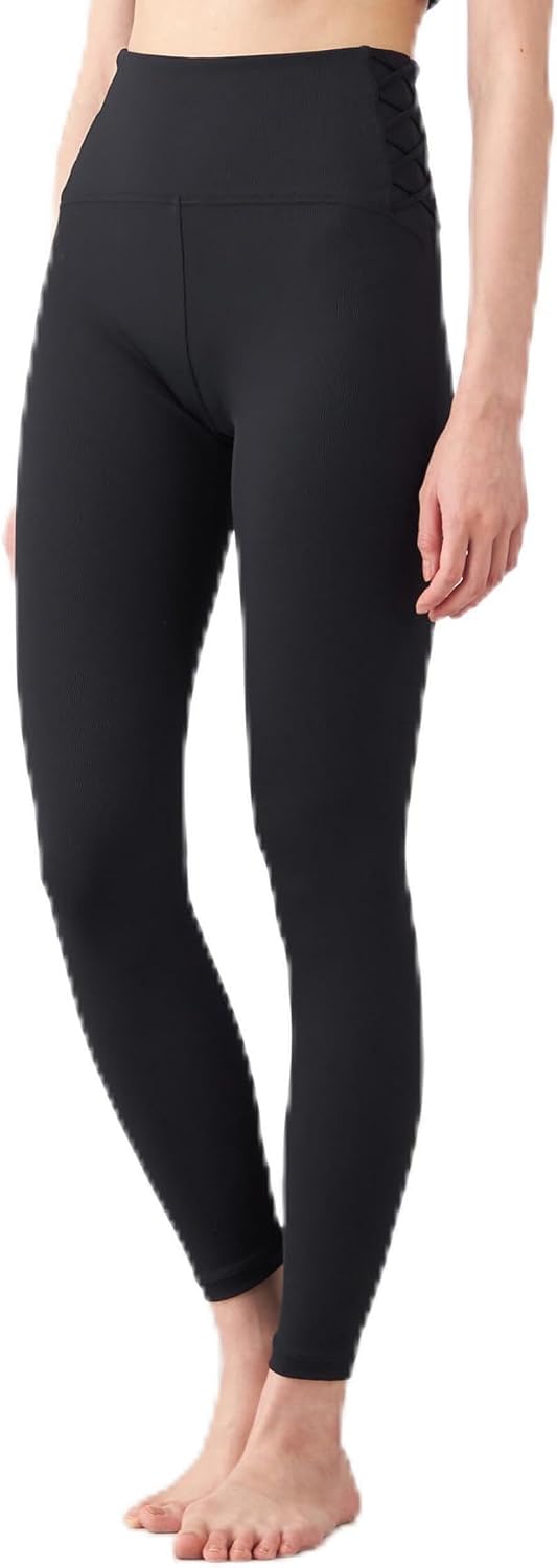 ネイビー【ノーソーイングニット】イージーフィットレーシートップ