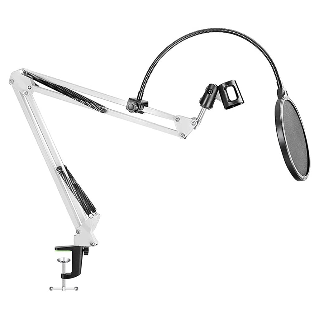Bras de micro de bureau pour éliminer les vibrations et bruits parasites en chant