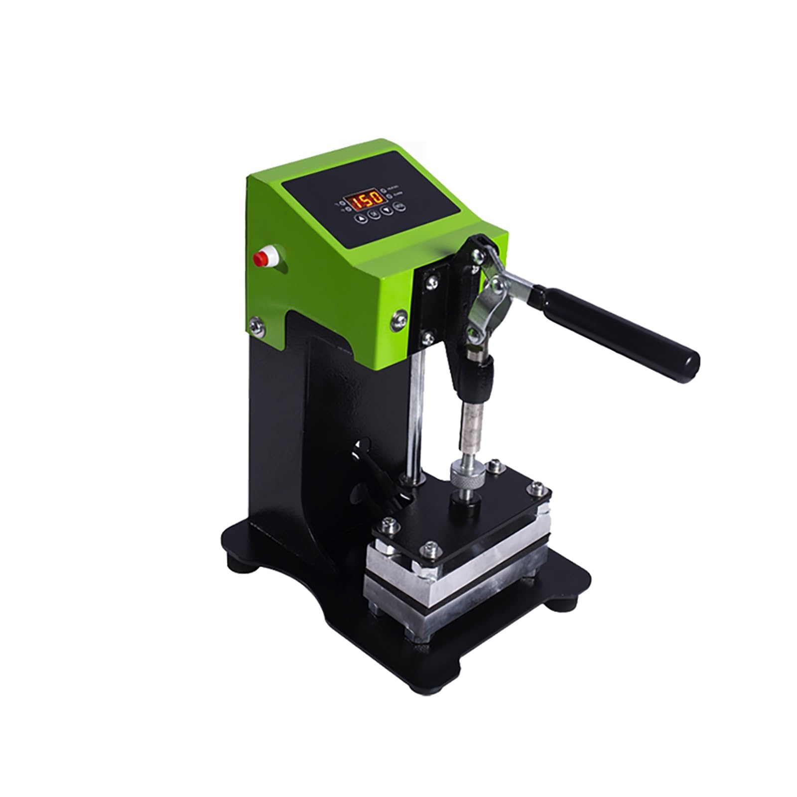 1Ton Ręczna Prasa Ciepła Maszyny z 6 x 12 cm Podwójne Płyty Ciepła i Kontroler LCD, do Drukowania Sprzęt Transfer Ciepła (110v)