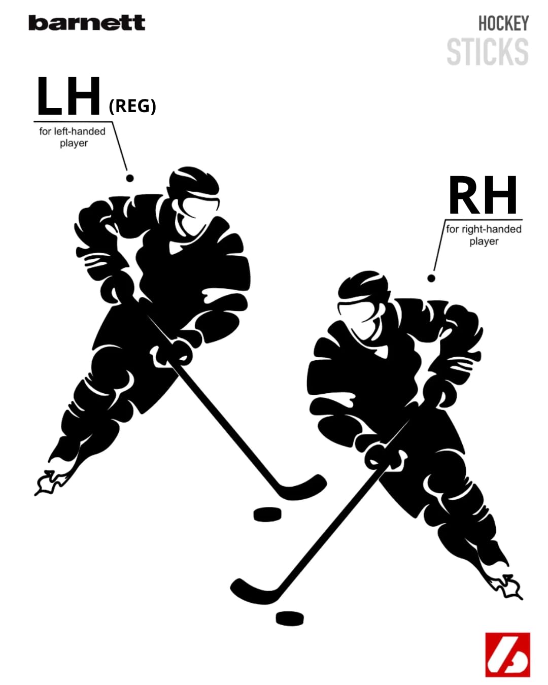 BARNETT HS-Youth Carbon Junior Hockey Stick (RH)