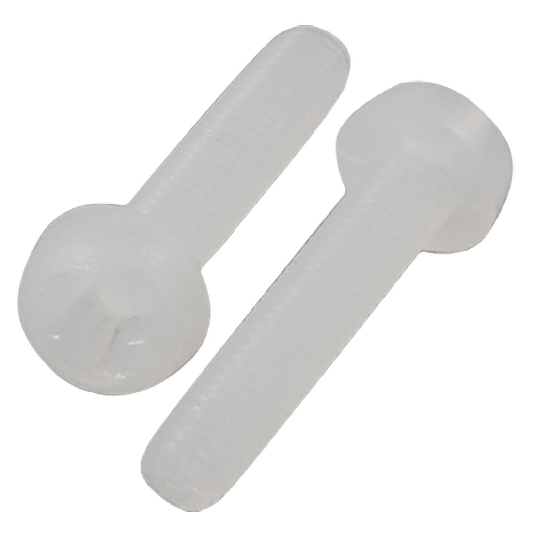 Aexit 20 Pcs Nuts PCB Board Fixed Tool 15mm Long 3mm Thread Diameter Phillips Panel Nuts Plastic Screws